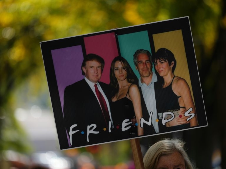 Image accompanying an article about Jeffrey Epstein