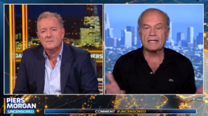 Pierce Morgan and Kelsey Grammer